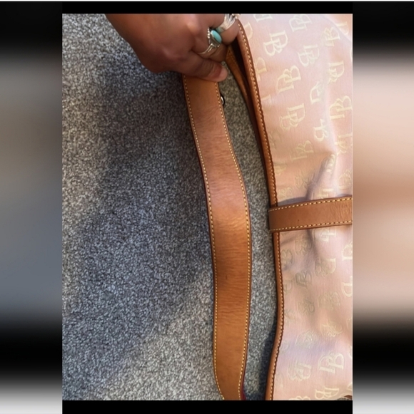 🍁🍂Vintage Dooney&bourke pink signature bag - Picture 4 of 12